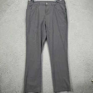 Callaway Mens 34X32 Pants Golf Chino Gray Khaki 5 Pocket Performance Stretch EUC